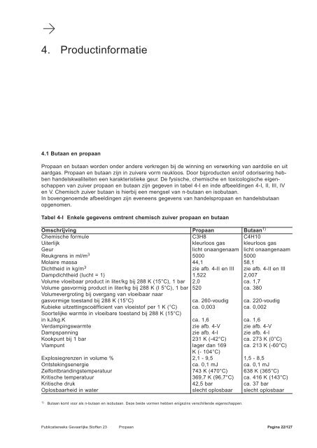 Propaan - Publicatiereeks Gevaarlijke Stoffen