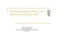 Nacionalni program kontrole i status salmoneloznih infekcija u RH