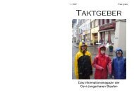 Taktgeber 1 - der CEVI Staufen