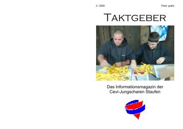 Taktgeber 3 - der CEVI Staufen