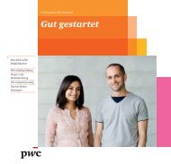 Gut gestartet Unsere InformationsbroschÃ¼re - PwC