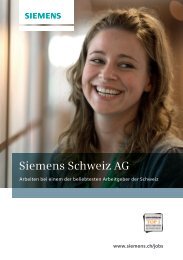 Siemens Schweiz AG - Absolventenkongress