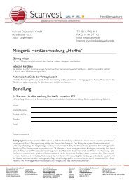 Mietgerät Herdüberwachung „Hertha“ Bestellung - Scanvest
