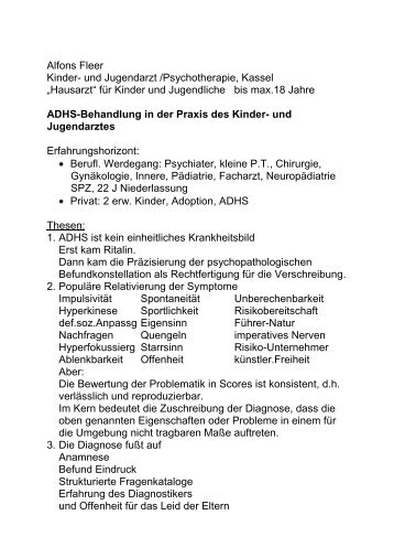 WAP-ADHS Symposium Vortrag-Fleer