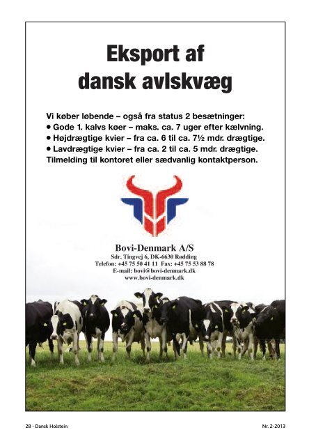 2-2013 - Dansk Holstein