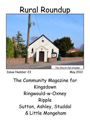 Rural Roundup - Kingsdown Village Hall