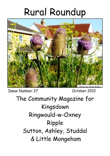 Rural Roundup - Kingsdown Village Hall