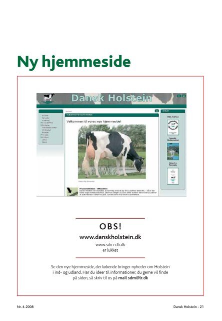 4-2008 - Dansk Holstein