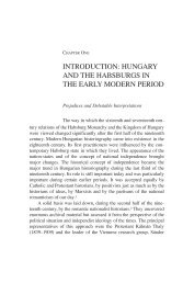 introduction: hungary and the habsburgs in the early modern period