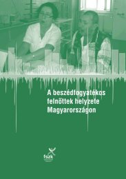 A beszÃ©dfogyatÃ©kos felnÅttek helyzete MagyarorszÃ¡gon