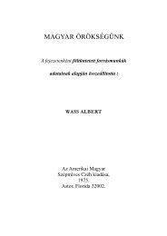 MAGYAR ÖRÖKSÉGÜNK - Wass Albert