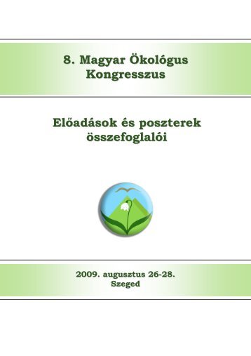 Összefoglaló kötet - Magyar Ökológusok Tudományos Egyesülete