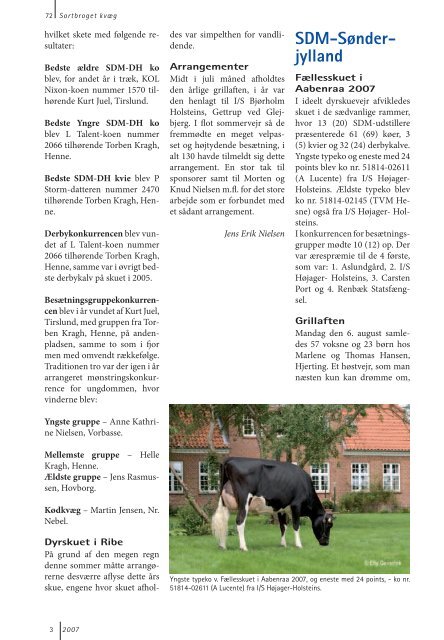 3-2007 - Dansk Holstein