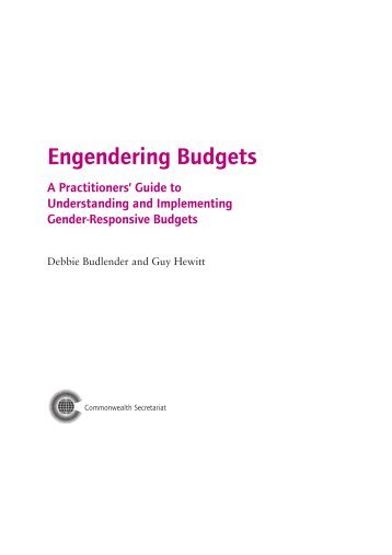Engendering Budgets - Gender Responsive Budgeting