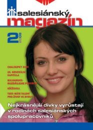 SalesiÃ¡nskÃ½m magazÃ­nem - SalesiÃ¡ni Dona Boska