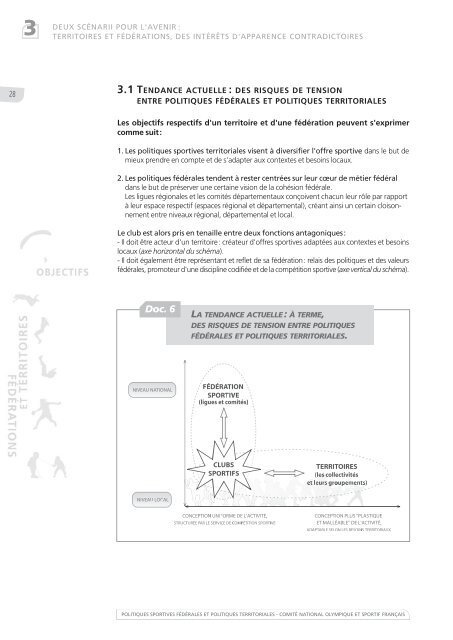 Politiques sportives fÃ©dÃ©rales et politiques territoriales : Etat des ...