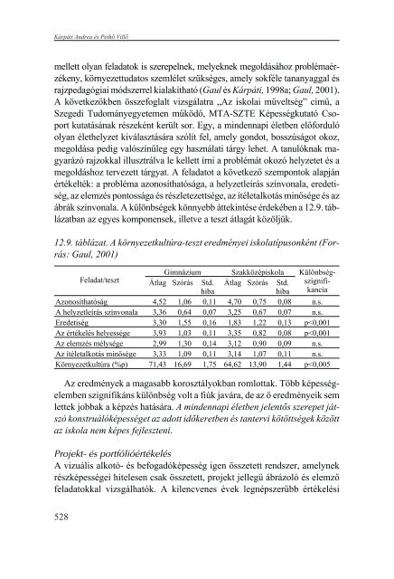 mÃ©rlegen a magyar iskola - Diagnosztikus MÃ©rÃ©sek FejlesztÃ©se