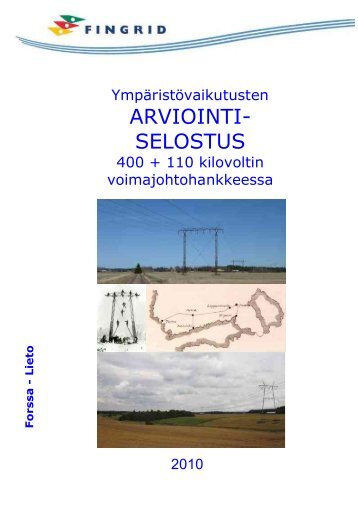 Forssa-Lieto 400 + 110 kV YVA - Hämeen liitto