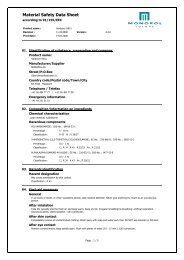 Material Safety Data Sheet - Monopol Colors