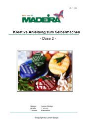 Kreative Anleitung zum Selbermachen - Dose 2 - - MADEIRA Garne