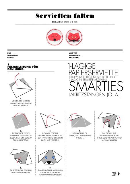 Servietten Falten Nidode