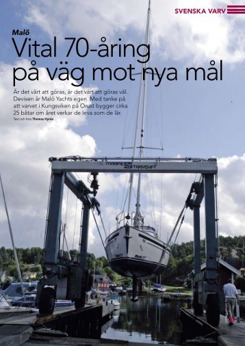Vital 70-åring på väg mot nya mål - Malö Yachts