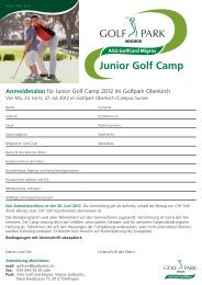 Junior Golf Camp - Golfpark