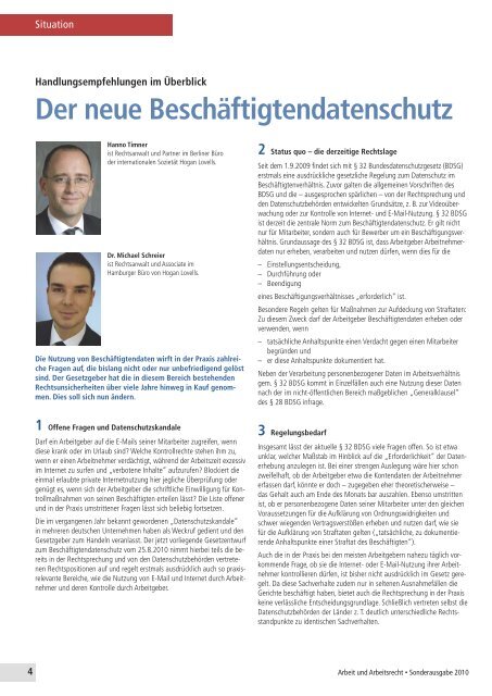 Artikel lesen - Dr. Schreier & Partner