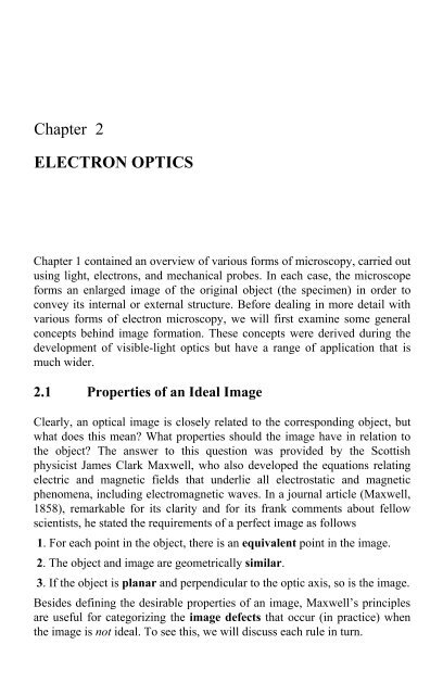 Physical Principles of Electron Microscopy: An Introduction to TEM ...