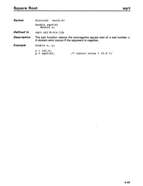 TMS34010 C Compiler - Al Kossow's Bitsavers