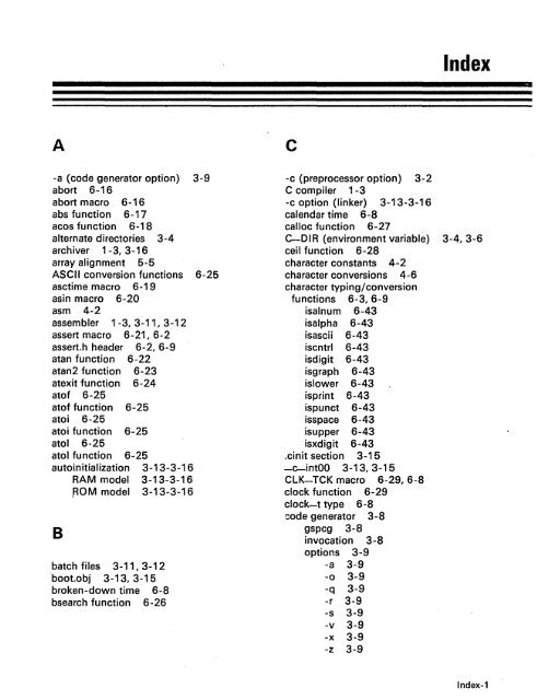 TMS34010 C Compiler - Al Kossow's Bitsavers