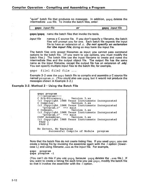 TMS34010 C Compiler - Al Kossow's Bitsavers