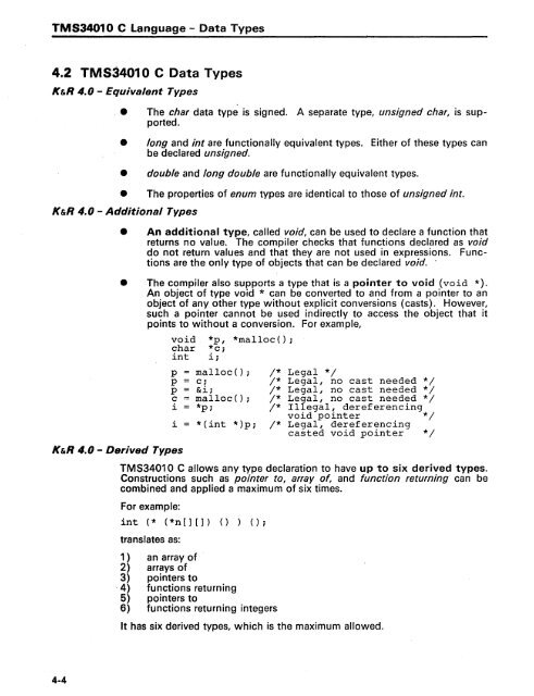 TMS34010 C Compiler - Al Kossow's Bitsavers