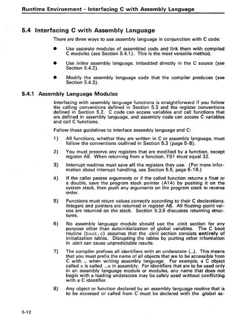 TMS34010 C Compiler - Al Kossow's Bitsavers