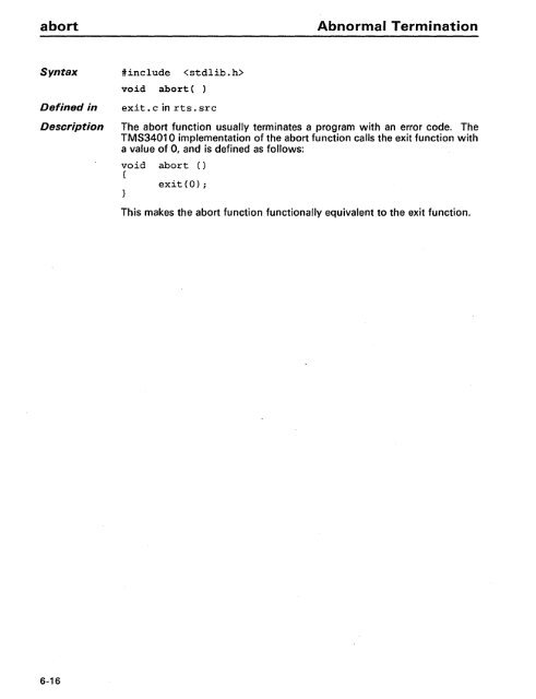 TMS34010 C Compiler - Al Kossow's Bitsavers