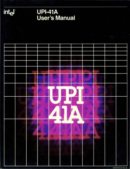 UPI 41A Users Manual 1980 - Bitsavers - Trailing-Edge