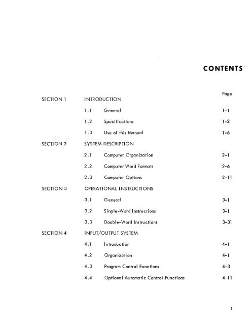 DATA 620/i SYSTEM REFERENCE MANUAL . - Al Kossow's Bitsavers