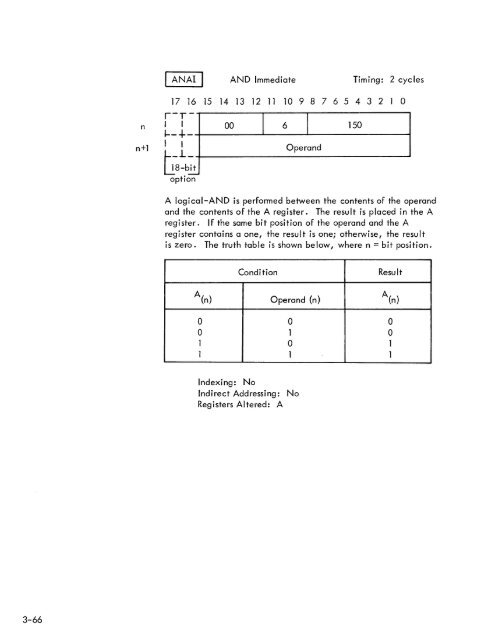 DATA 620/i SYSTEM REFERENCE MANUAL . - Al Kossow's Bitsavers