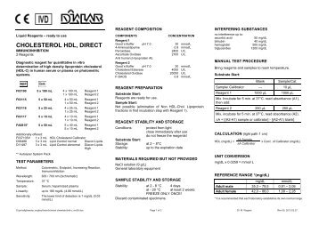 CHOLESTEROL HDL, DIRECT