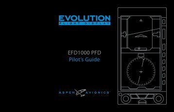 Pilot Guide PFD v2.x REV E [pdf] - Aspen Avionics