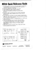 Apollo MX20 MFD Users Guide - Engineers Flying Club