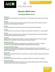 Glossary of Media Terms - Association of Advertisers in Ireland