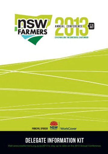 Delegate Information Kit - NSW Farmers Association