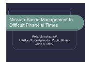 Peter Brinckerhoff - Hartford Foundation for Public Giving