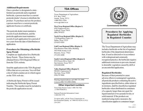 How To Comply Texas Department Of Agriculture