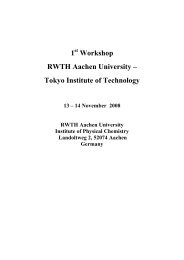 Tokyo Institute of Technology - IPC RWTH - RWTH Aachen University