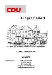 CDU Info 2013 Endversion - CDU-Lippramsdorf