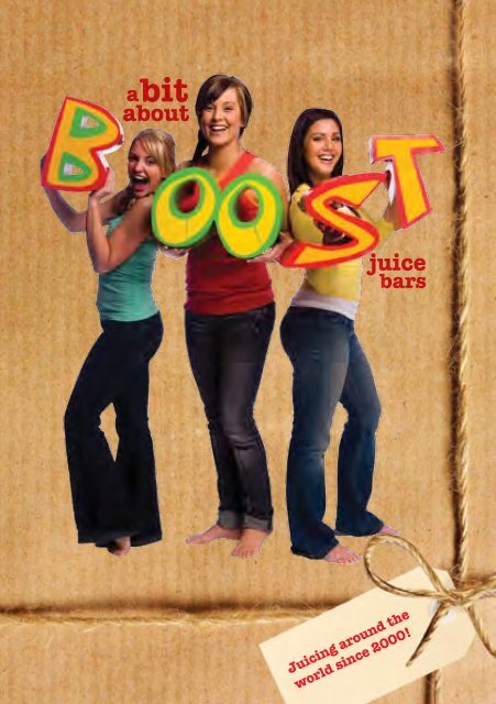 About juice Bars - Boost