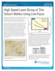 High Speed Laser-Dicing of Thin Silicon Wafers Using Line-Focus