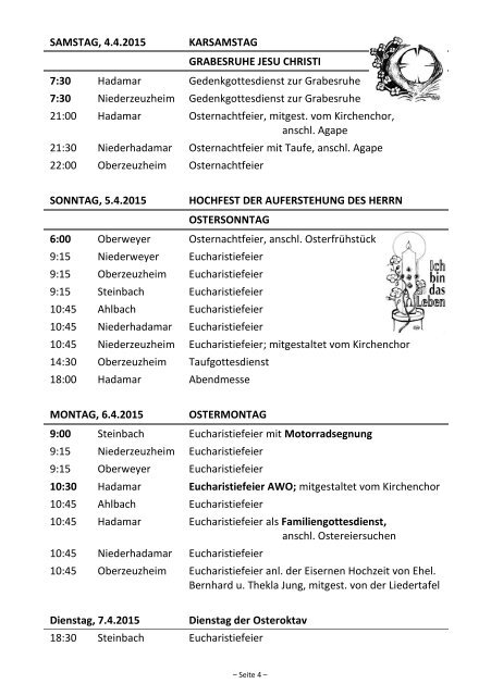 Pfarrbrief des Vormonats - Pfarrgemeinde St. Johannes Nepomuk